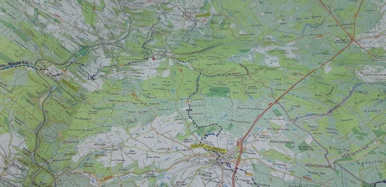 carte de randonnée - la transardennaise
