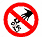 Icoon: Pluk de bloemen niet